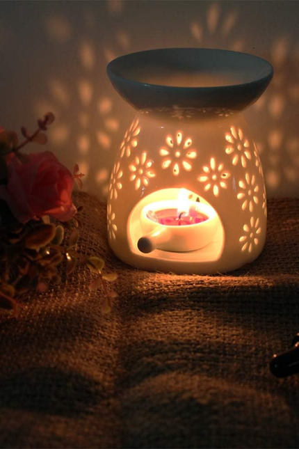 Wax Melt Burner Wax Burner Ceramic Oil Burners Assorted Wax Warmer Aromatherapy 