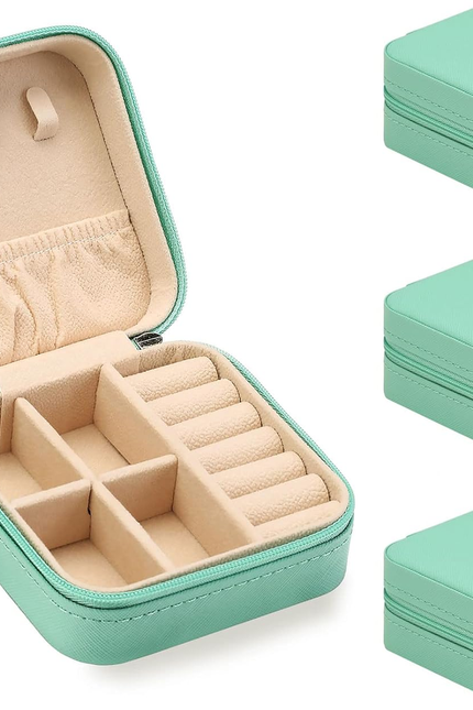 Plush Velvet Travel Jewelry Case, Travel Jewelry Organizer, Jewelry Travel Case,
