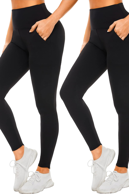 Buttery Soft Leggings for Women - High Waisted Tummy Control No See through Work