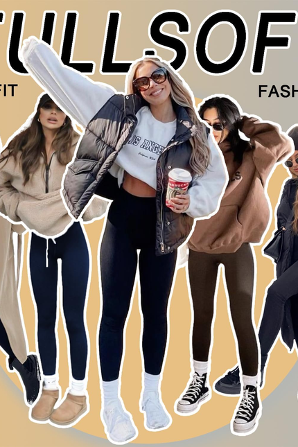 FULLSOFT Fleece Lined Leggings Women Tummy Control High Waisted Workout Winter W
