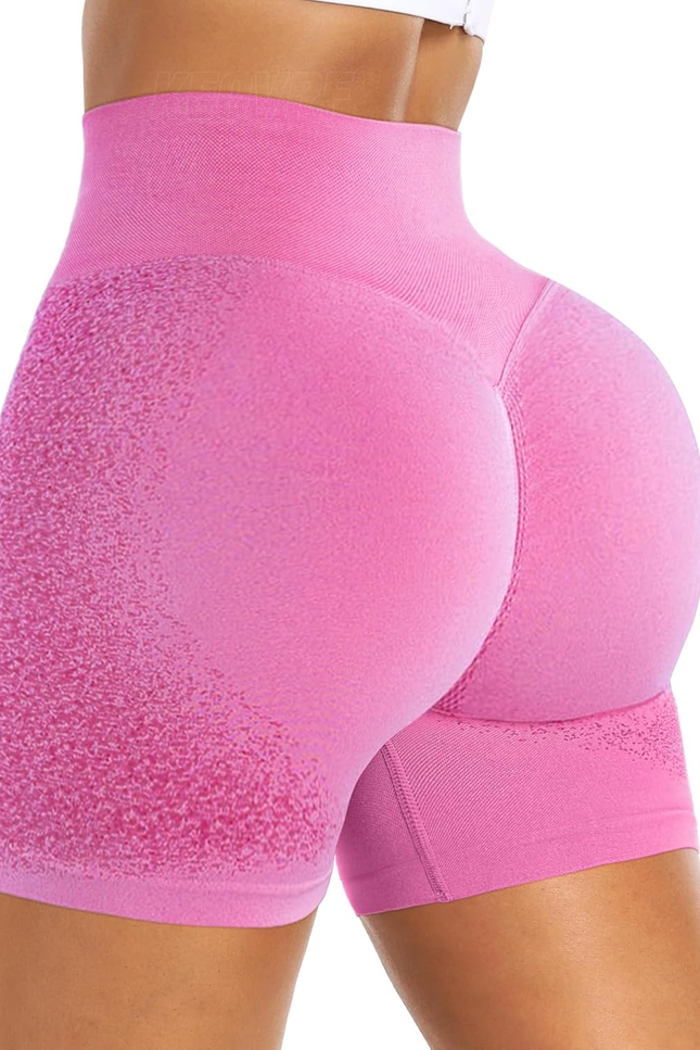 Women's Seamless Scrunch Butt Lifting Biker Shorts: High-Waist Workout & Yoga