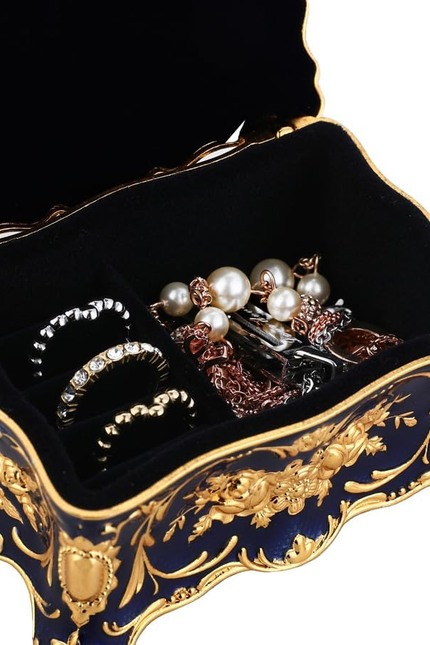 European Retro Jewelry Box Metal Jewelry Storage Box Creative Jewelry Box Jewelr