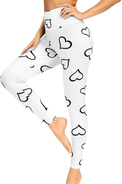 High Waisted Leggings for Women – Soft Tummy Control Yoga Pants Workout Athletic