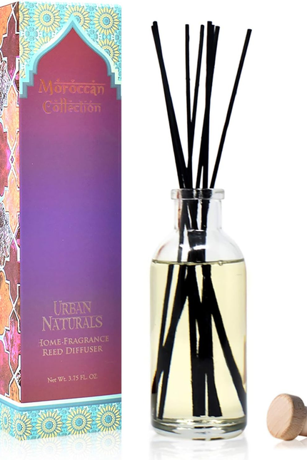 Crisp White Linen Reed Diffuser Gift Set | with Citrus, Ozone, Ylang-Ylang, Lili