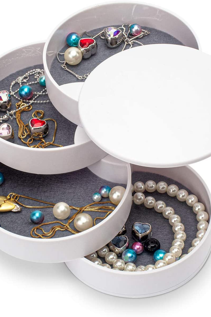 Jewelry Organizer, Small Jewelry Box Earring Holder for Women, Jewelry Storage B