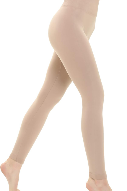 DINNAPE Fleece Lined Leggings Women - Soft Warm Thick High Waisted Tummy Control