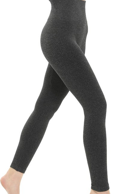 DINNAPE Fleece Lined Leggings Women - Soft Warm Thick High Waisted Tummy Control