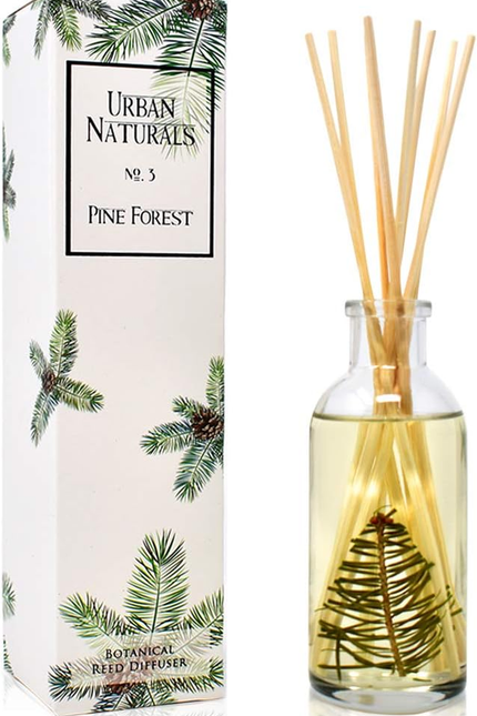 Crisp White Linen Reed Diffuser Gift Set | with Citrus, Ozone, Ylang-Ylang, Lili