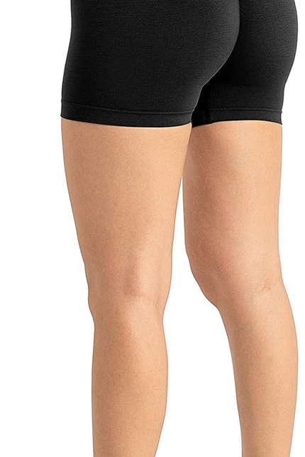 High Waist Workout Shorts for Women Seamless Scrunch Butt Lifting Short Gym Smil