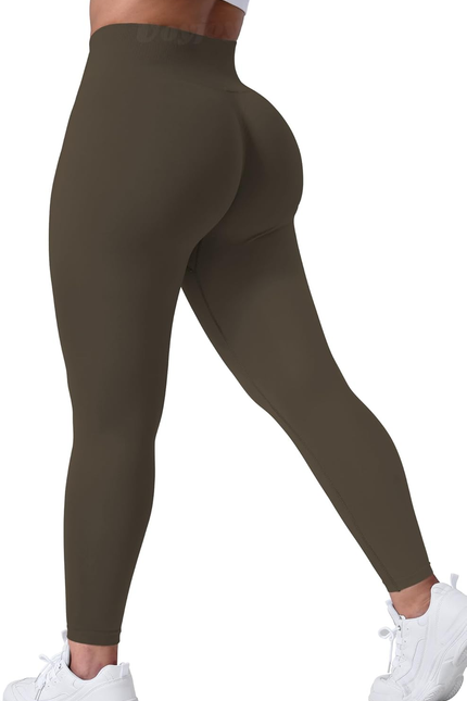 VOYJOY Seamless Leggings for Women High Waist Yoga Pants Scrunch Butt Lifting El