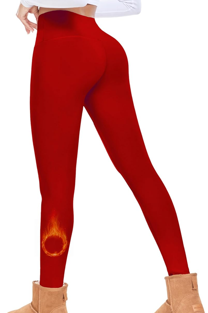 FULLSOFT Fleece Lined Leggings Women Tummy Control High Waisted Workout Winter W