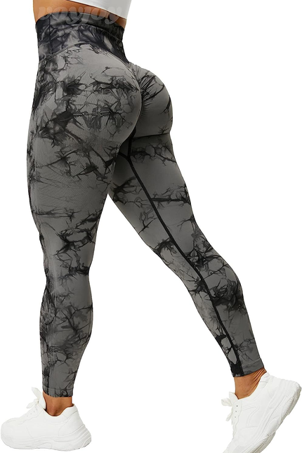 VOYJOY Seamless Leggings for Women High Waist Yoga Pants Scrunch Butt Lifting El