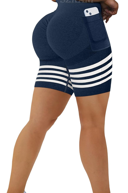 Scrunch Butt Lifting Seamless Shorts for Women High Waist Tummy Control Workout 