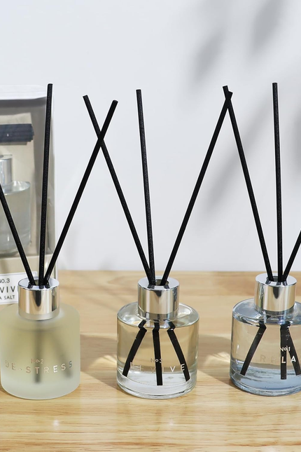 3 Pack Fragrance Reed Diffuser, 50ML Lavender Jasmine Lemongrass Aromatherapy Di