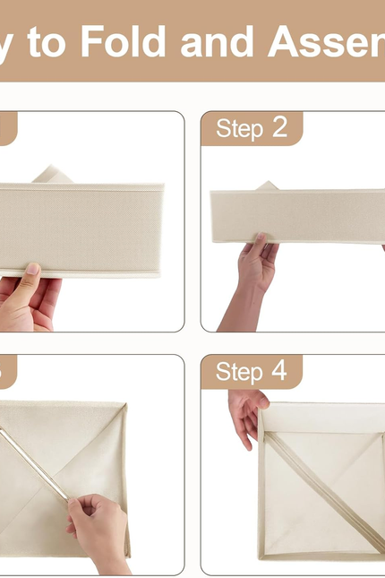Drawer Organizer Clothes - Dresser Organizer for Baby Clothes, Underwear, Sock -