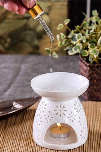 Wax Melt Burner Wax Burner Ceramic Oil Burners Assorted Wax Warmer Aromatherapy 