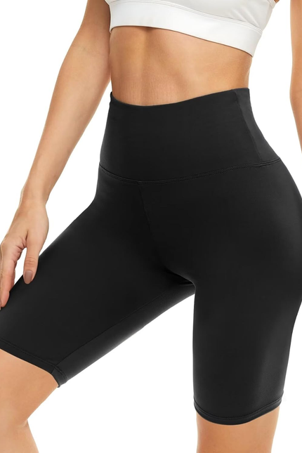5” Biker Shorts for Women - High Waist Tummy Control Stretch Spandex Workout Yog