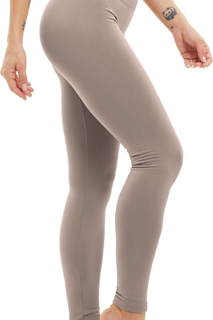 LUOYANXI Fleece Lined Leggings Women - Warm Soft Tummy Control Thermal Thick Hig