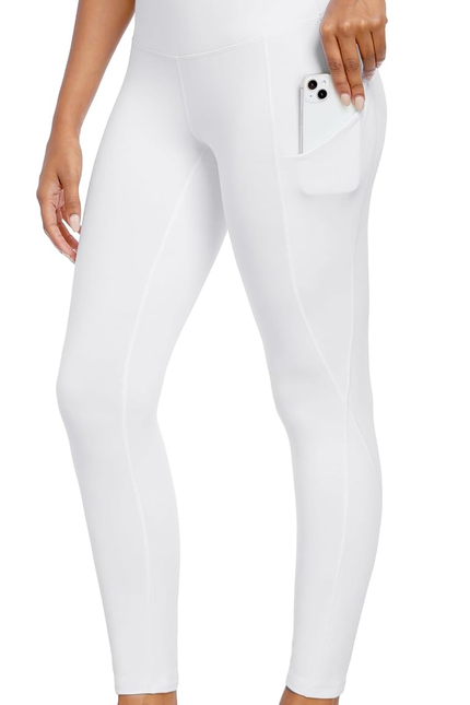 Ewedoos Leggings with Pockets for Women High Waisted Athletic Workout Compressio