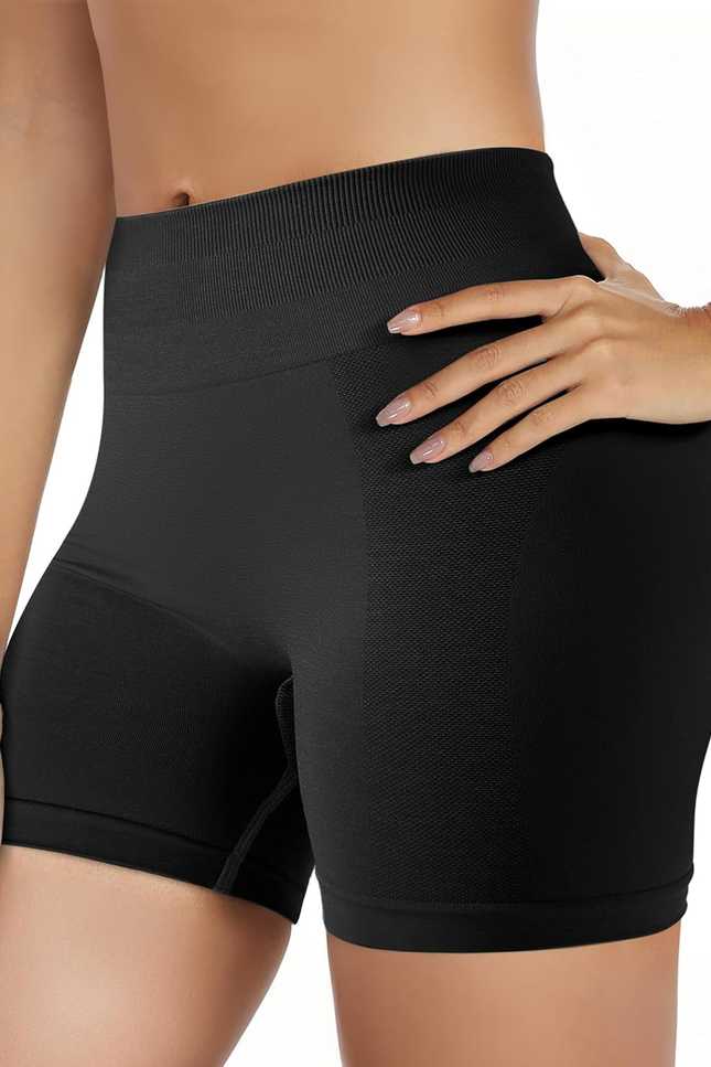 Women'S High Waisted Gym Shorts - 3.6'' Scrunch Booty Shorts Butt Lifting Athlet