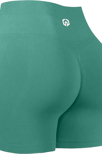 NELEUS Workout Shorts/Legging for Women Scrunch Seamless Soft High Waist Gym Sho