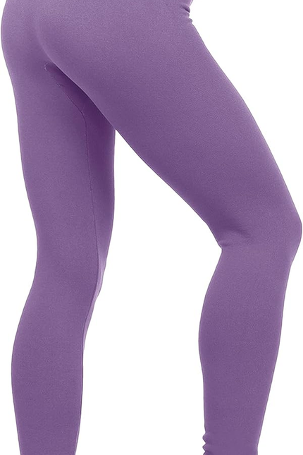 DINNAPE Fleece Lined Leggings Women - Soft Warm Thick High Waisted Tummy Control