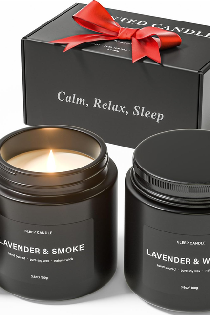 Scented Candles,  Candles for Home Scented, Candle Set for Stress Relief and Pro