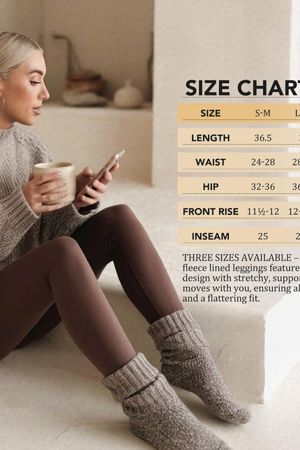FULLSOFT Fleece Lined Leggings Women Tummy Control High Waisted Workout Winter W