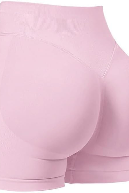 Ayesha Women Workout Shorts 4.5" Scrunch Butt Lifting Gym Seamless Biker Shorts 