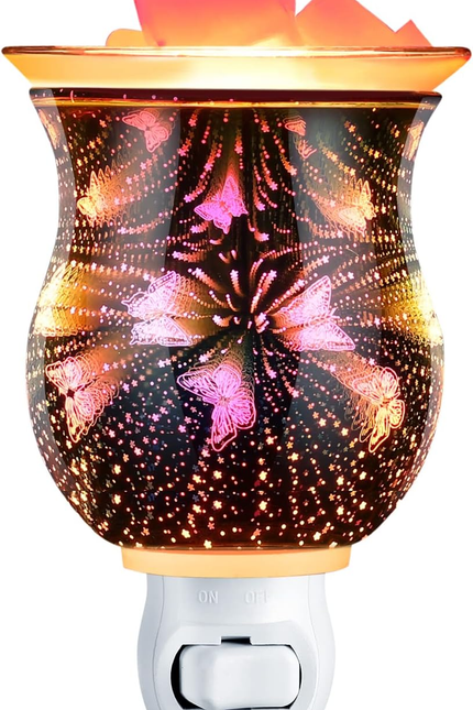 White Metal Plug in Wax Warmer Tree Pattern Wall Warmer for Scented Wax with Rem