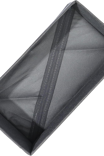 Socks Drawer Organizer Set of 3 Pack Gray, Underwear Dividers, Closet Cabinet Dr
