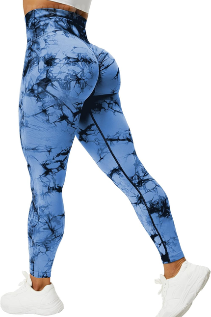 VOYJOY Seamless Leggings for Women High Waist Yoga Pants Scrunch Butt Lifting El