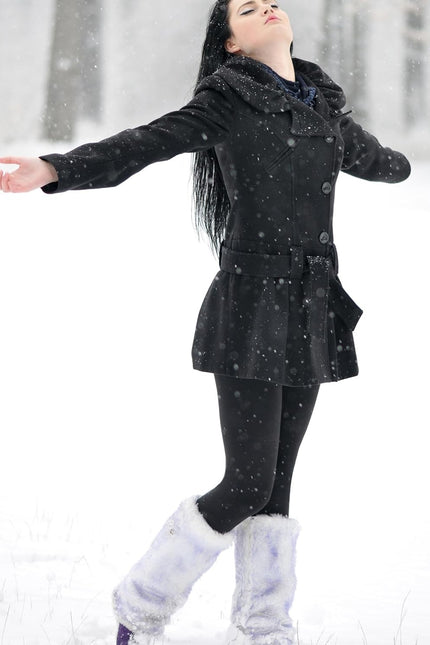 AHLW Winter Warm Fleece Lined Leggings for Women - High Waisted Thick Thermal Le