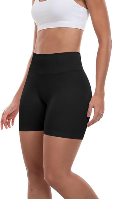Workout Gym Shorts Women, High Waisted Seamless Butt Lifting Scrunch Butt Sports