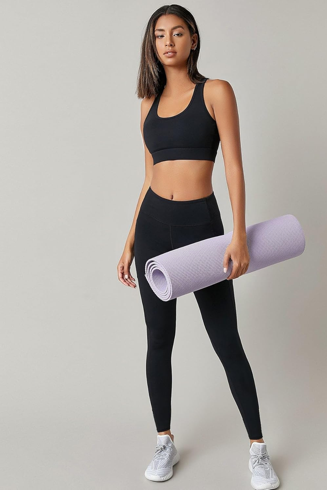 High Waisted Leggings for Women Soft Tummy Control Pants Non See through Workout