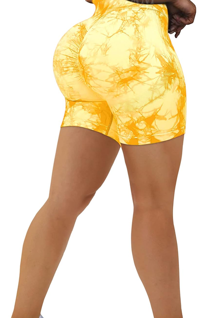 Scrunch Butt Lifting Seamless Shorts for Women High Waist Tummy Control Workout 