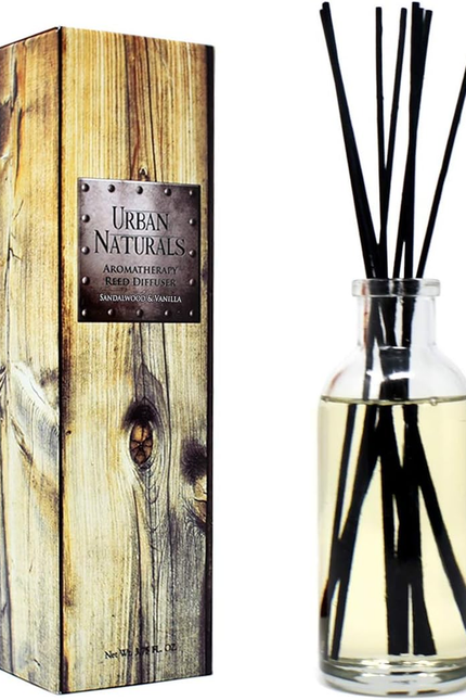 Crisp White Linen Reed Diffuser Gift Set | with Citrus, Ozone, Ylang-Ylang, Lili