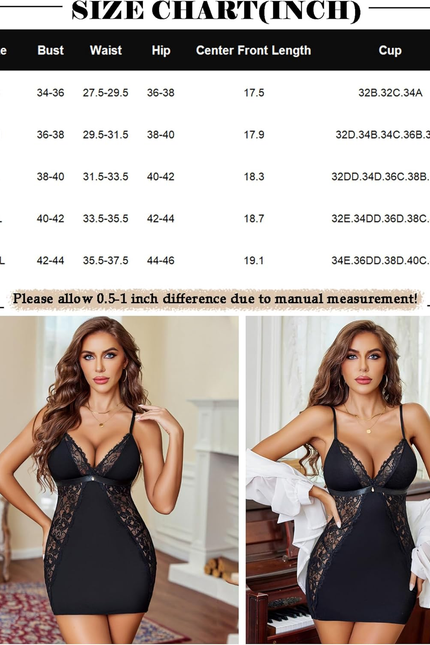 Avidlove Women'S Lingerie Lace Sleepwear Dress Sexy Nightgowns Soft Chemise Slip