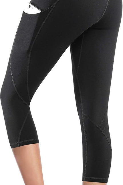 Lingswallow High Waist Yoga Pants - Yoga Pants with Pockets Tummy Control, 4 Way