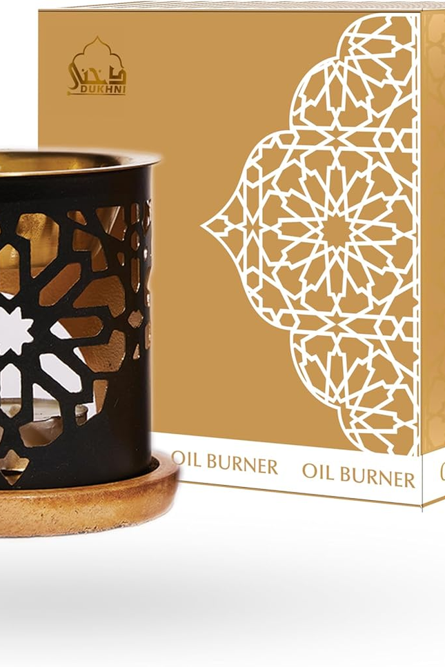 Essential Oil Burner by  | Brass Burner with Candle | Use for Aroma Oil, Diffuse