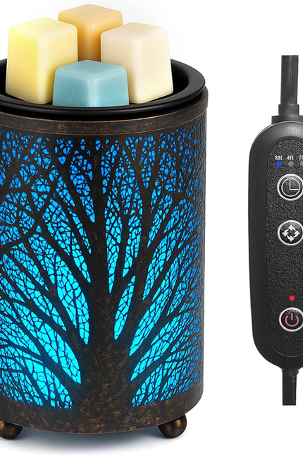 Electric Wax Melt Warmer PTC Heating Plate with 7 Colors LED Changing Light Wax 