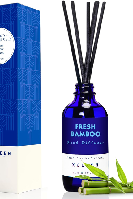 Reed Diffusers Set, 3.7 Oz Scent Diffuser, 6 Reed Diffuser Sticks, Home Fragranc