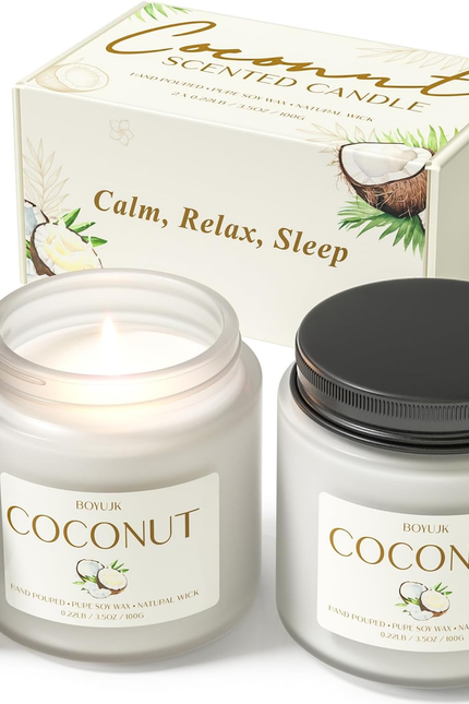 Scented Candles,  Candles for Home Scented, Candle Set for Stress Relief and Pro