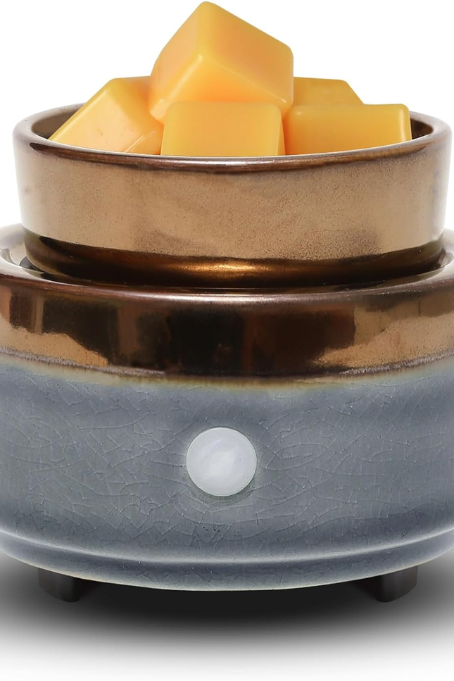3-In-1 Ceramic Electric Wax Melter, Wax Cubes as Gifts for Mom Grandma Women