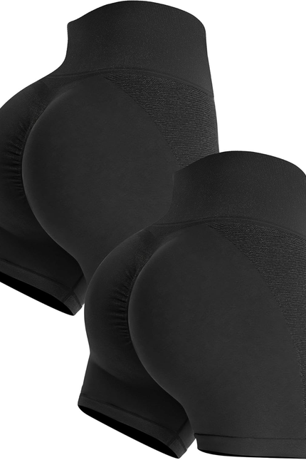 Women'S High Waisted Gym Shorts - 3.6'' Scrunch Booty Shorts Butt Lifting Athlet