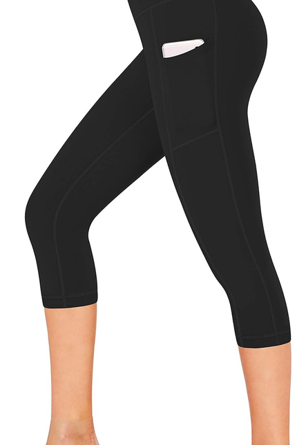 Fengbay High Waist Yoga Pants, Pocket Yoga Pants Tummy Control Workout Running 4