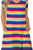 Deep Rainbow Strips / X-Large