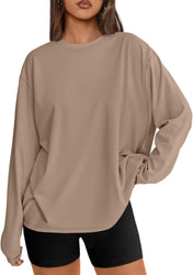 Relaxed fit women’s crewneck tee – breathable stretch fabric