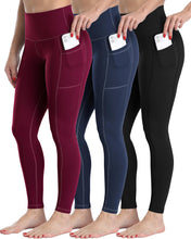 CHRLEISURE Fleece Lined Leggings Women with Pockets - Winter Warm Thermal Thick Tights High Waisted Yoga Pants
