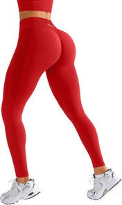 BRXL Butt Lifting No Front Seam Workout Leggings for Women Tummy Control High Waist Seamless Gym Yoga Running Leggings